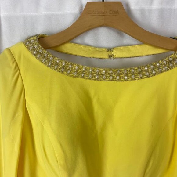 Hannah S 2 Piece Homecoming Fun Fashion Lemon Dress Size 4 . - Picture 5 of 16